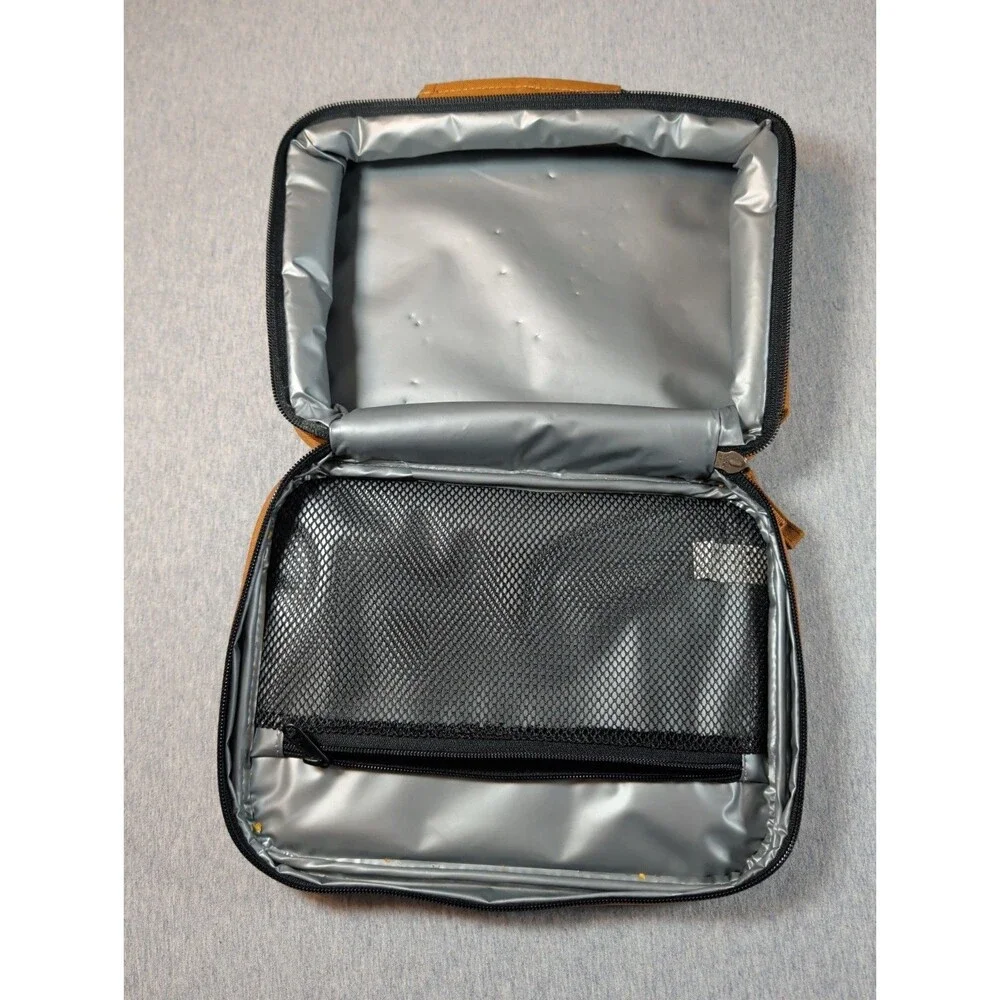 Carhartt Durable Canvas Insulated Lunch Box Cooler Bag Tan/Black
